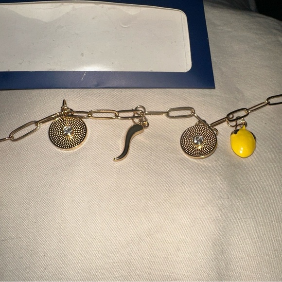 EFFY CHARM PAPER CLIP BRACELET 7 charms MSC CRUISE Ship 2024 - Picture 2 of 4